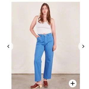 Big Bud Press Work Pants, Cotton Denim, Greek Blue, 1XL, Worn once